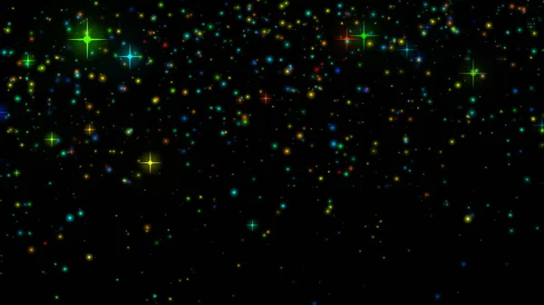 輝く星の抽象的な背景 — ストック写真