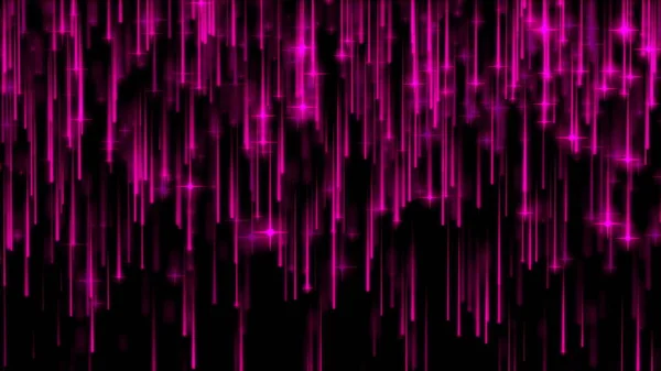 Abstract Background Glowing Pink Lines Falling Stars — Photo