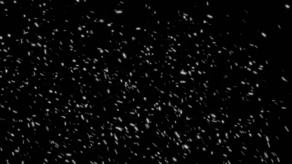 Fondo Negro Abstracto Con Nieve Que Cae —  Fotos de Stock