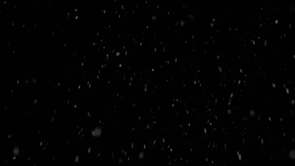 Astratto Sfondo Nero Con Neve Caduta — Foto Stock