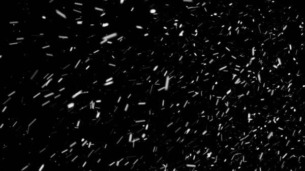 Fondo Negro Abstracto Con Nieve Que Cae — Foto de Stock