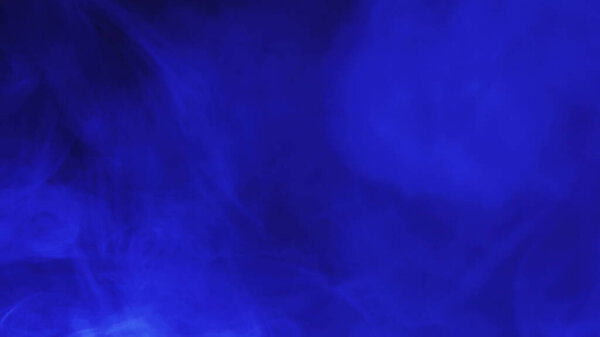 Abstract background of blue smoke