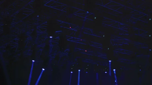 Hintergrund Mit Bühnendisco Lichtern — Stockfoto