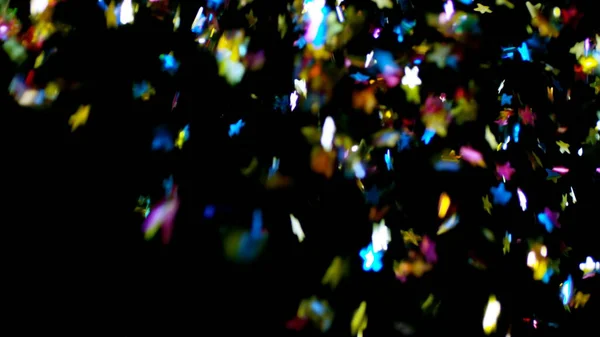 Abstract Dark Background Stars Confetti — ストック写真