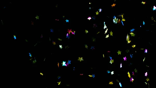 Abstract Dark Background Stars Confetti — Fotografia de Stock