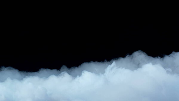 Фото реалистичных облаков, тумана, дыма, дыма, тумана, пара, дыма, сухого льда дыма на черном темном фоне. Плакат, Обои, Текстура, Знамя, Натюрморт
.