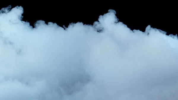 Realistische Wolken Nebel Rauch Dunst Nebel Dampf Rauch Trockeneisrauch Auf — Stockfoto