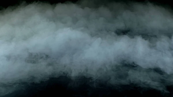 Foto Real Smoke Sobre Fondo Negro Superposición Realista Para Diferentes — Foto de Stock