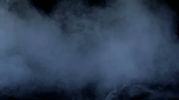 Αληθινός Καπνός Μαύρη Φωτογραφία Φόντου Ξηρός Πάγος Σκληρός Καπνός — Φωτογραφία Αρχείου