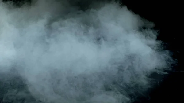 Αληθινός Καπνός Μαύρη Φωτογραφία Φόντου Ξηρός Πάγος Σκληρός Καπνός — Φωτογραφία Αρχείου