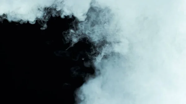 Καπνός Μαύρο Φόντο Ρεαλιστική Επικάλυψη Για Διαφορετικά Έργα Πολύ Όμορφο — Φωτογραφία Αρχείου