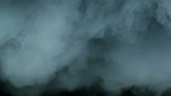 라이트닝은 어두운 배경에서 촬영되었다 Dry Ice Smoke Fog 수증기 텍스처 — 스톡 사진