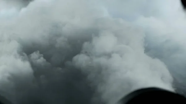 Real Thunder Lightning Storm Wolken Foto Genomen Donkere Achtergrond Droge — Stockfoto