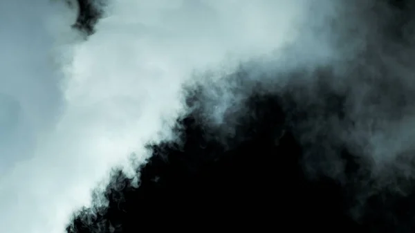 Foto Der Realistischen Wolken Auf Schwarzem Dunklem Hintergrund Tapete Banner — Stockfoto
