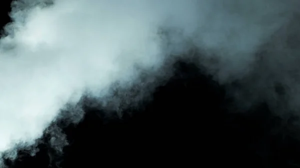 Foto Der Realistischen Wolken Auf Schwarzem Dunklem Hintergrund Tapete Banner — Stockfoto
