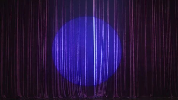 Real Velvet Cloth Stage Silk Curtain Curtain Theater Opera Show — Stock Photo, Image