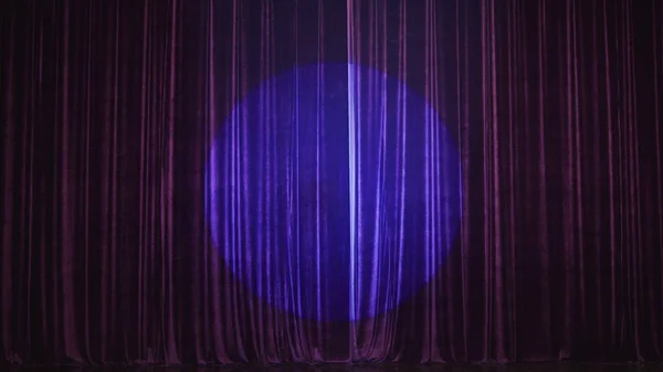 Real Velvet Cloth Stage Silk Curtain Curtain Theater Opera Show — Stock Photo, Image