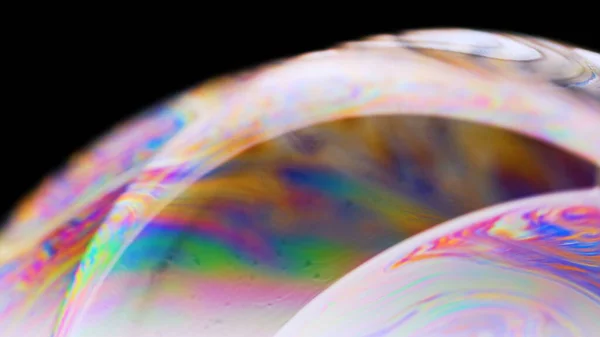 Soap Bubbles Macro Shoot Bersih Lembut Elegan Latar Belakang Foto — Stok Foto