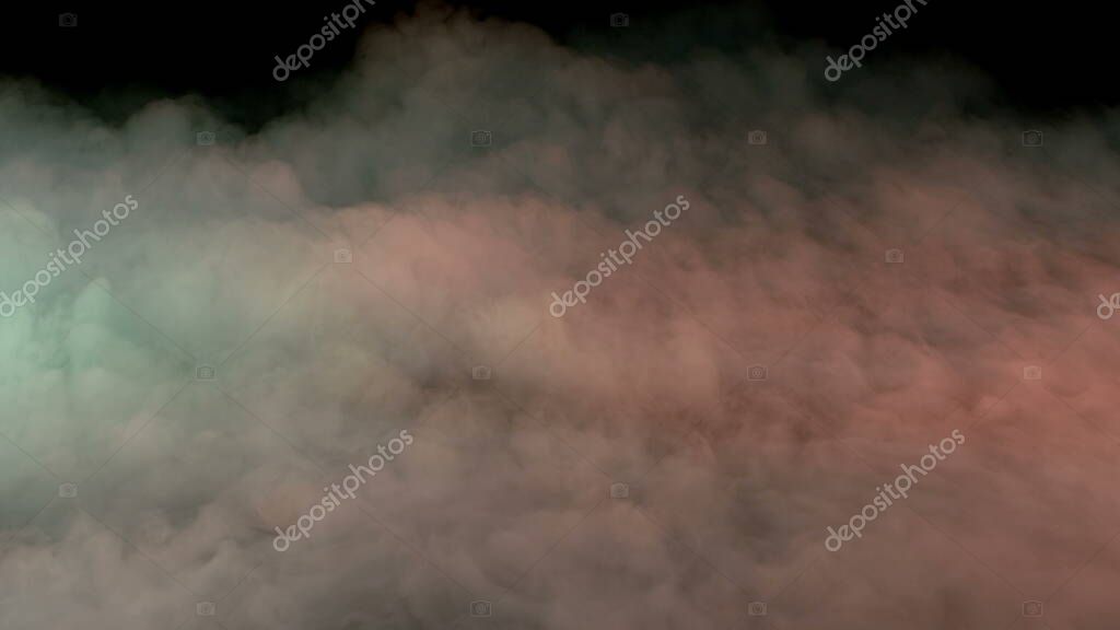 Photo of Real Smoke on a black background - realistic overlay for different projects.