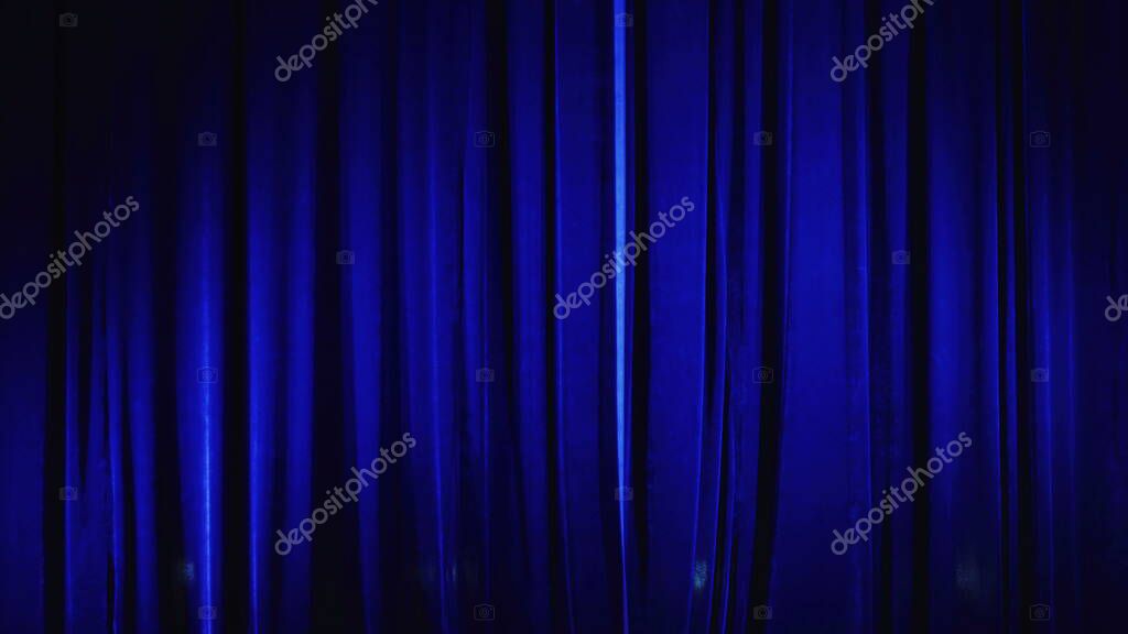 Real Velvet Cloth Stage silk Curtain. Curtain For theater, opera, show, stage scenes. Real Cinematic Curtain Photo. Glittering cloth.