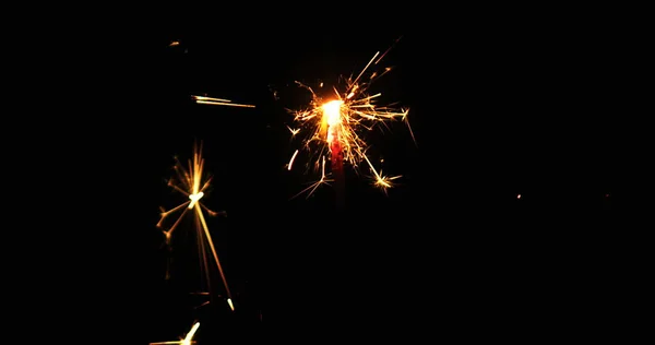 Birthday Holiday Cake Sparkle Firework Fire Your Different Projects Events — Stock Photo, Image