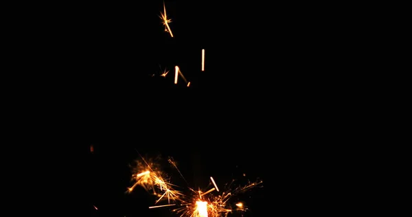 Fiesta Cumpleaños Pastel Chispa Fuego Fuegos Artificiales Para Sus Diferentes —  Fotos de Stock