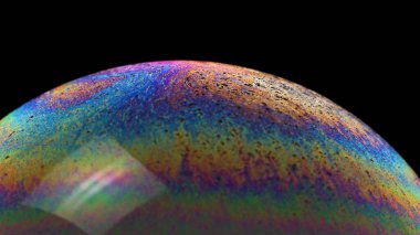 Sabun köpüğü Macro çekimi. Temiz, zarif, parlak bir fotoğraf arkaplanı. Yakın plan sabun köpüğü renkleri. Dezenfeksiyon. Köpük Arkaplanı. Kızıl Ejder kamerasına çek..