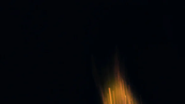 Şenlik Ateşi Kıvılcımlarının Macro Fotoğrafı Alevler Patlar Patlamalar Patlama Mikro — Stok fotoğraf