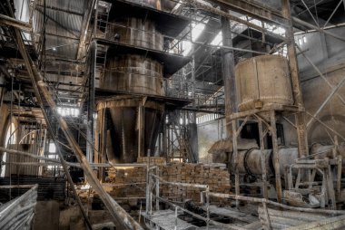 Kireçtaşı taşlama için sömürge tarzı fabrika