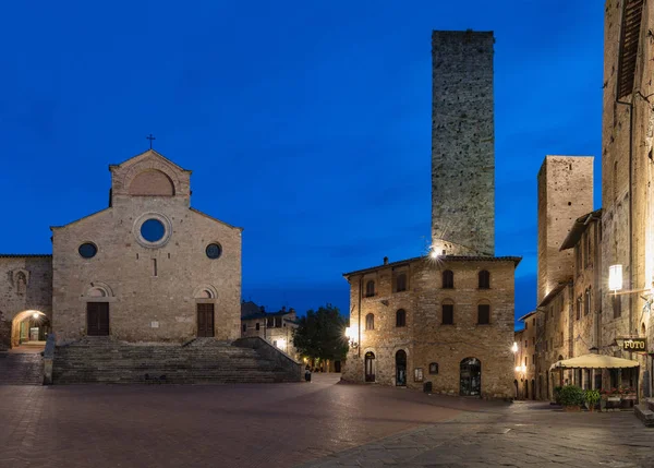 San Gimignano på morgonen — Stockfoto