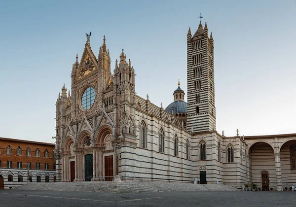 Kathedraal van Siena in de ochtend — Stockfoto