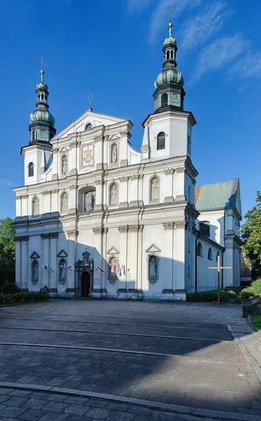 Церква Святого бернардинів Сієни в Кракові — стокове фото