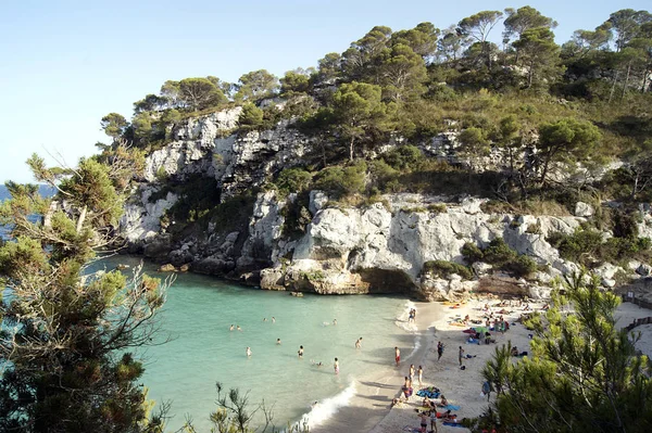 Playa Macarelleta en Mmenorca — Foto de Stock