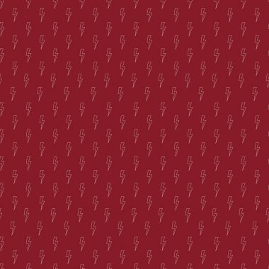 Koyu kırmızı zemin üzerine anahat yıldırım ile desen