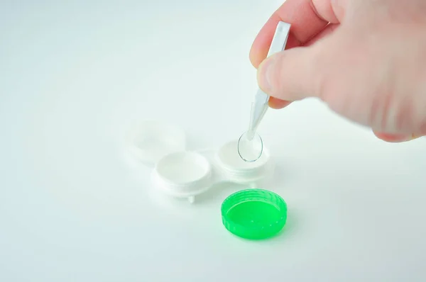 Contact lens — Stock Photo, Image