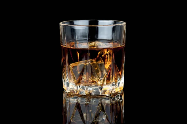 Whiskey with ice. — Stock Photo, Image