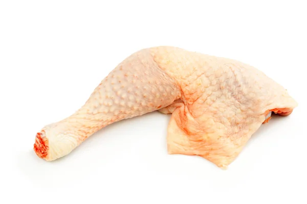 Chicken leg isolated on white background — Stock Photo, Image