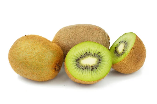 Kiwi isoliert auf weiß — Stockfoto