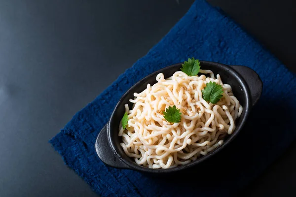 Здорова харчова концепція органічна Noodle або спагетті Shirataki Konja — стокове фото