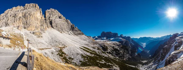 Dolomitler Talyan Alplerinin Panoraması — Stok fotoğraf