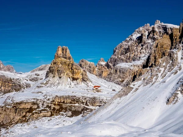 Dolomity Panorama Alp Włoskich — Zdjęcie stockowe