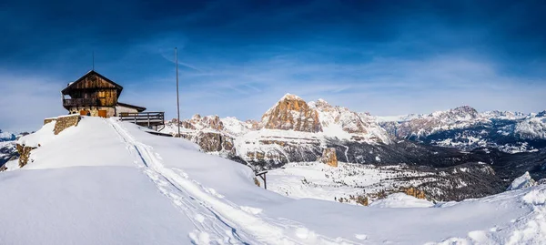 Dolomiter Panorama Över Italienska Alperna — Stockfoto