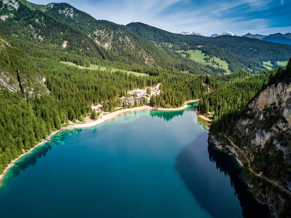 Lago di Braies — Foto Stock