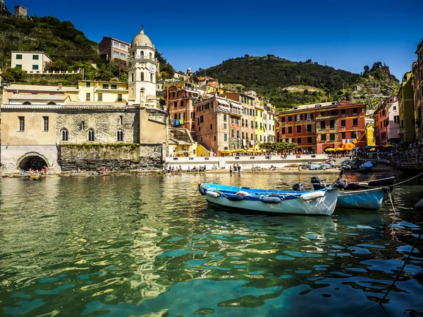 Gyönyörű Panoráma Nemzeti Park Cinque Terre Liguria Olaszország — Stock Fotó