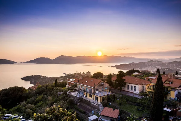 Bellissimo Panorama Lerici Liguria — Foto Stock