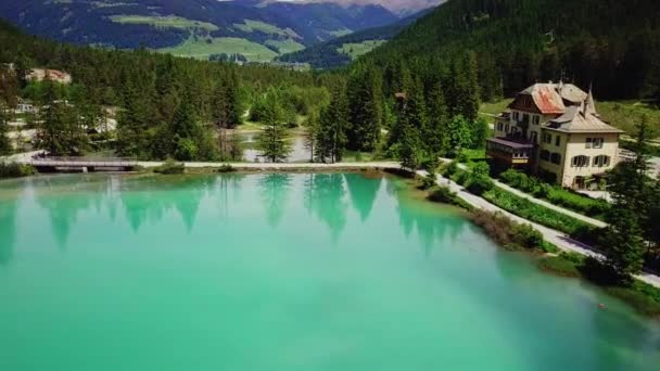 Verdadero Fotage Paisaje Montaña Vista Desde Dron — Vídeo de stock