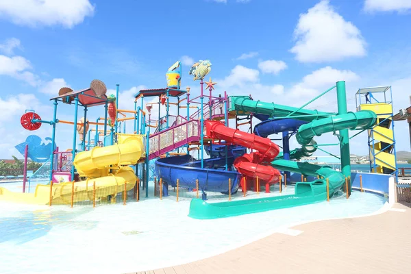 Palm Island resort waterpark Aruba — Stok fotoğraf