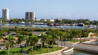 San Juan, Porto Riko manzarası (ana iş bölgesi) 