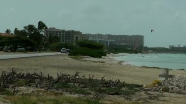 Aruba, 11 Şubat: Palm Beach bir dünya ünlü caddesi olan yüksek doğmak otel ve lokantalar Aruba 11 Şubat 2018 içeren. 
