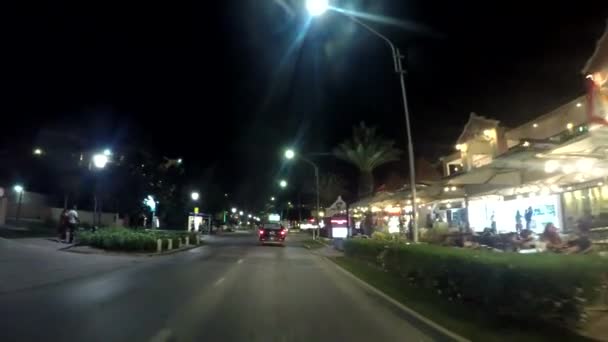 Aruba Febrero Pov Palm Beach Que Una Calle Mundialmente Famosa — Vídeo de stock